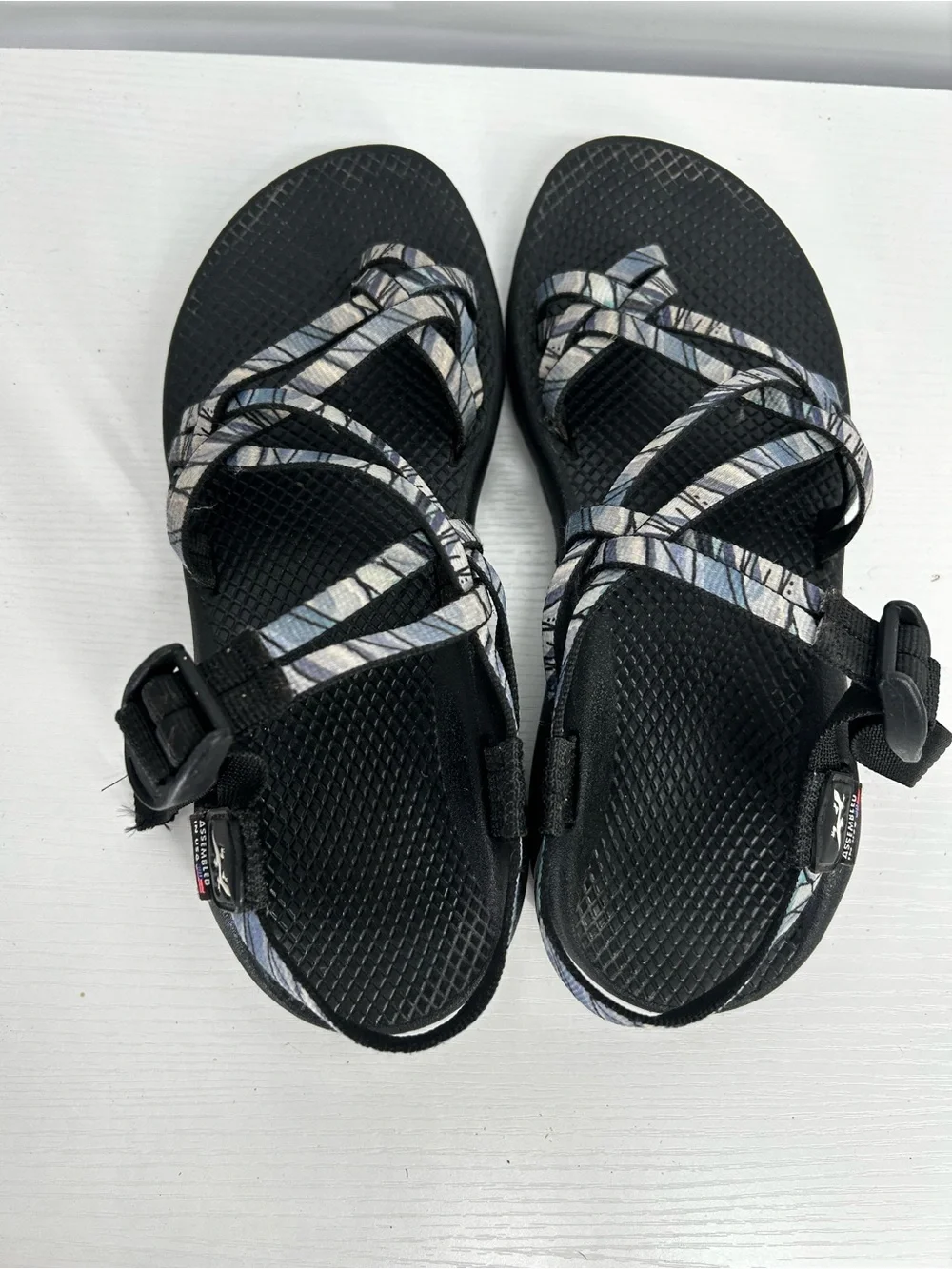 CHACO ZX/2 Sandals made in USA Blue 6 Womens